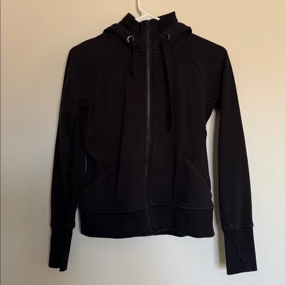 Athleta Fleece Zip Hoodie Jacket XSP - Picture 2 of 6